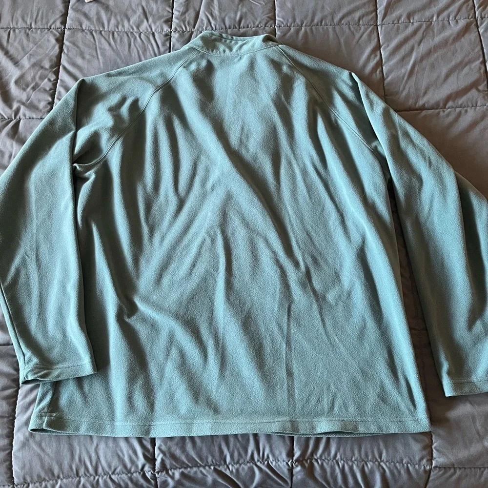 Columbia Men's Aqua Quarter-Zip Pullover - Picture 6 of 6